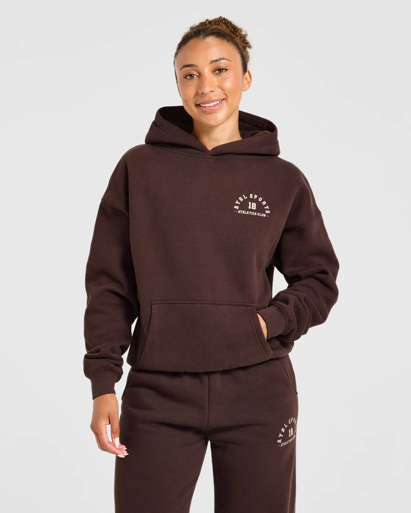 AYBL Sports 18 Oversized Hoodie - Cocoa Marron