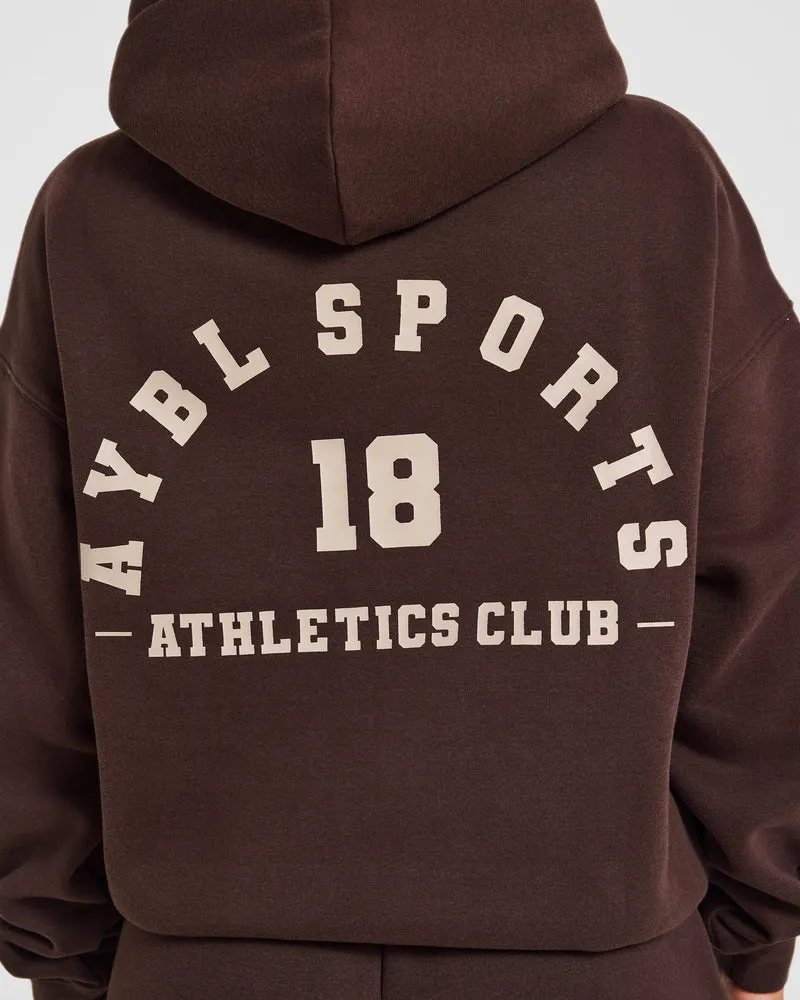 AYBL Sports 18 Oversized Hoodie - Cocoa Marron
