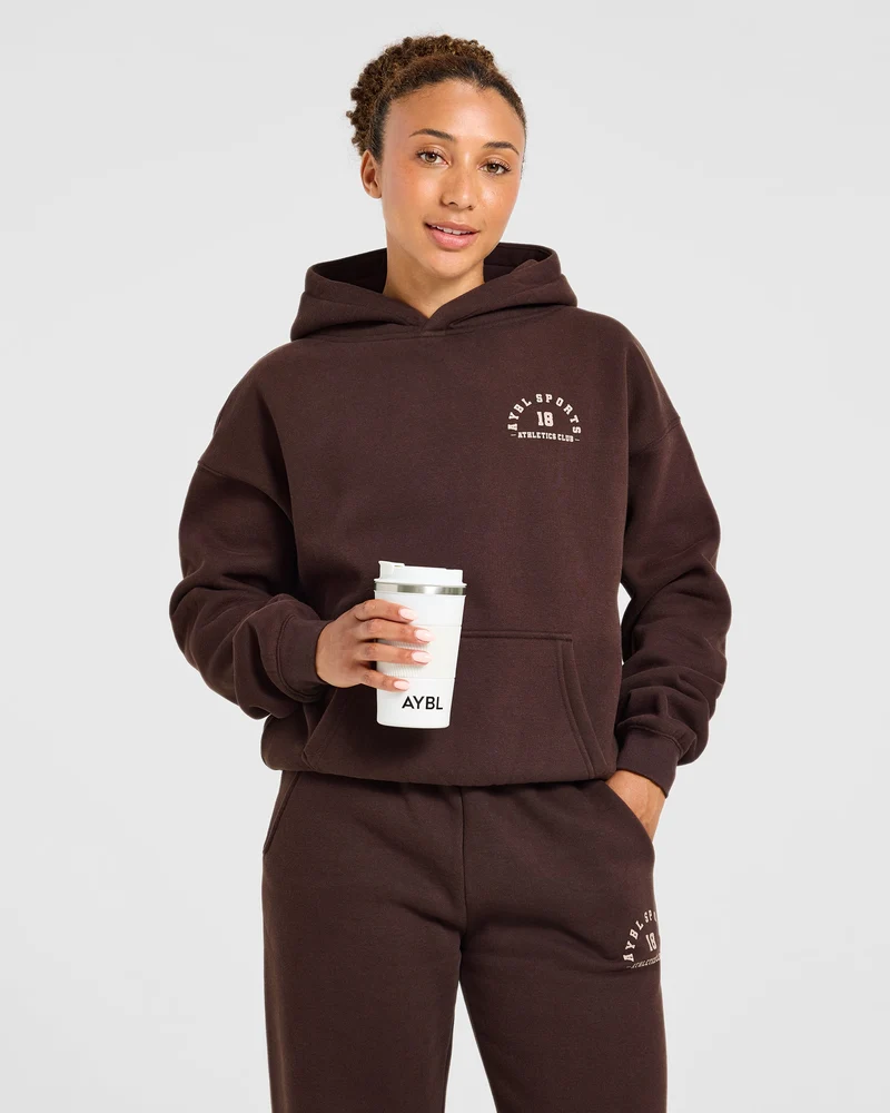 AYBL Sports 18 Oversized Hoodie - Cocoa Marron