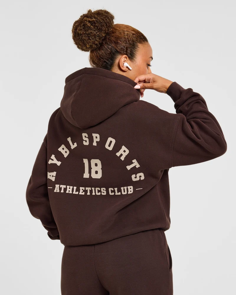 AYBL Sports 18 Oversized Hoodie - Cocoa Marron