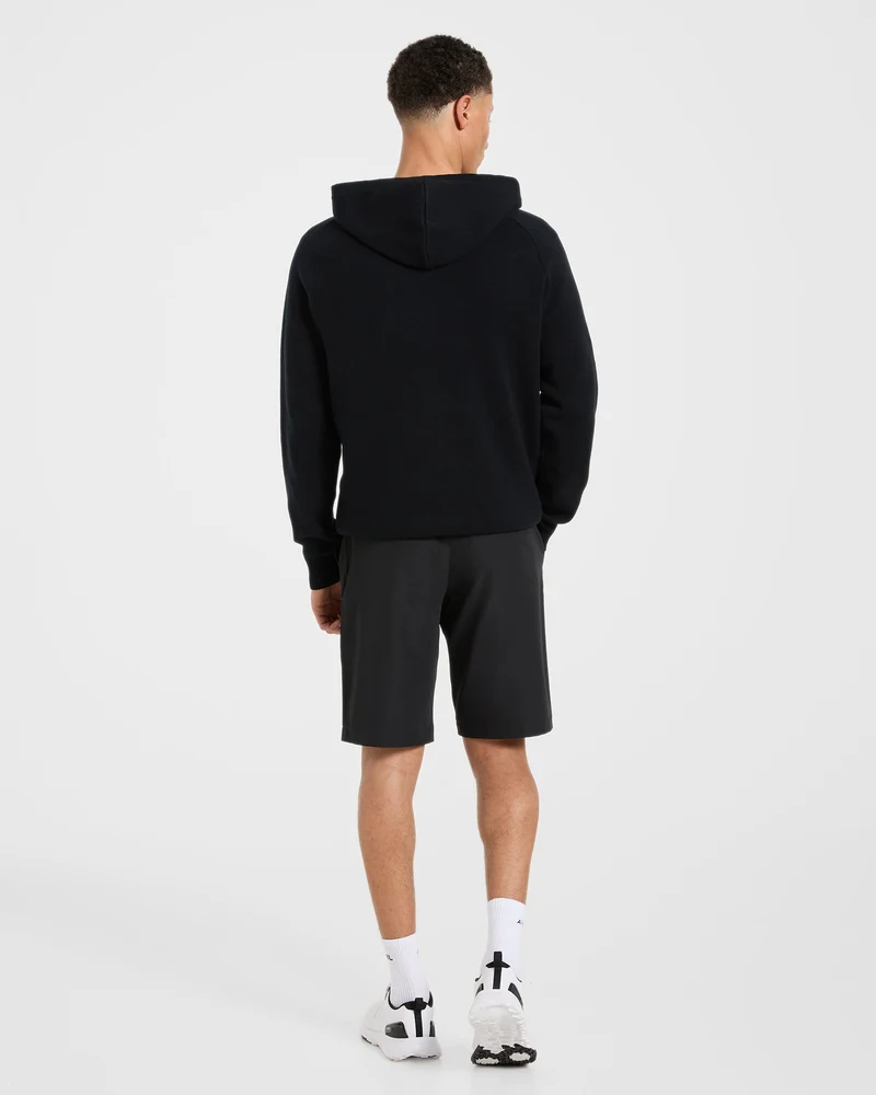 Golf Club Knitted Hoodie - Black