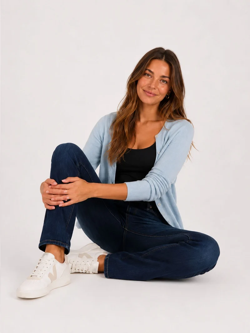 CROSS JEANS - ANYA Jeans, Slim Fit, Mid-Waist, Dark Blue