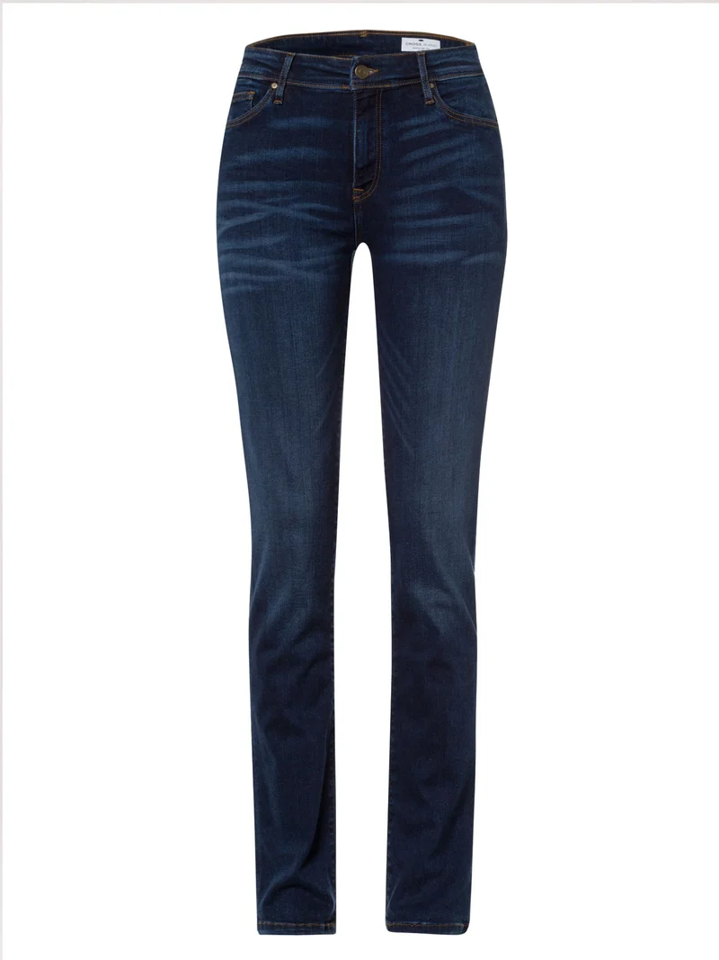 CROSS JEANS - ANYA Jeans, Slim Fit, Mid-Waist, Dark Blue