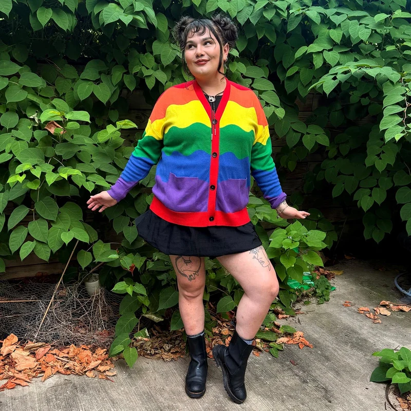 Cotton Rich Cardigan - Rainbeaux
