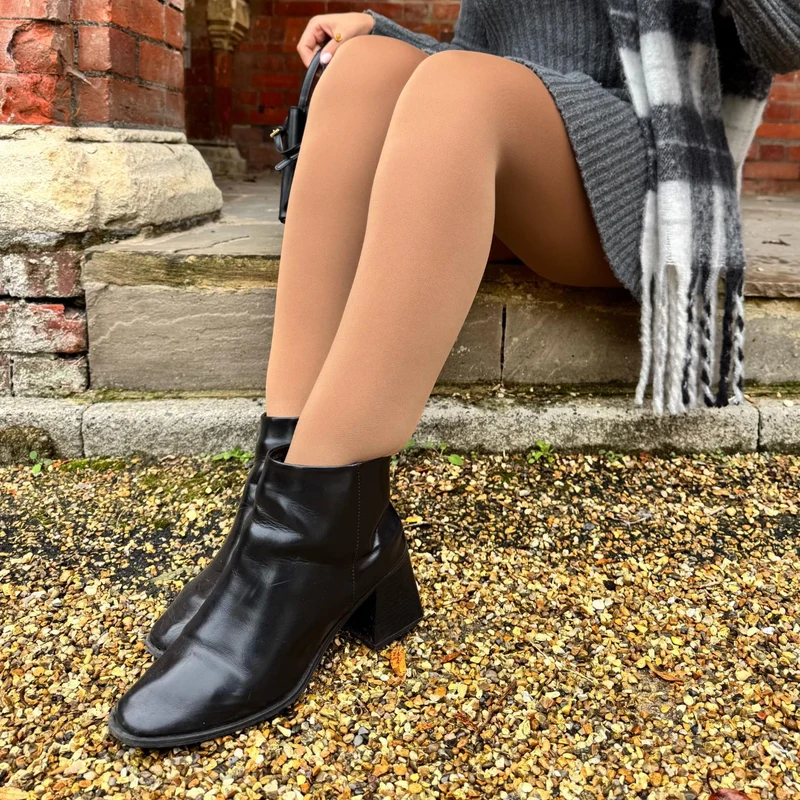 120 Denier Tights - Caramel Latte