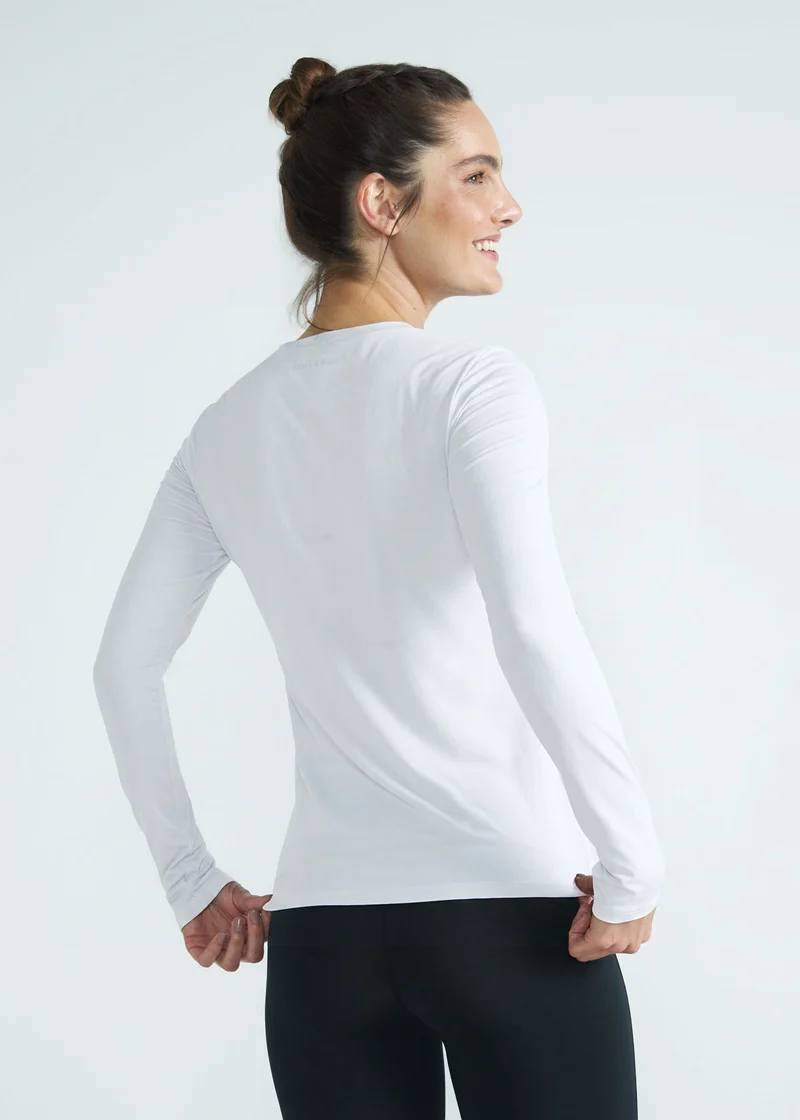 T-shirt Mulher Manga Longa Térmica