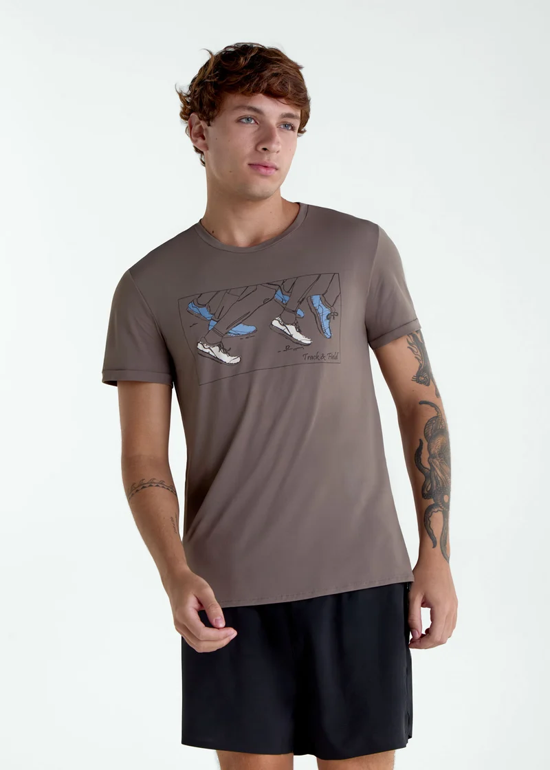 T-shirt Homem Manga Curta Thermodry Shoes