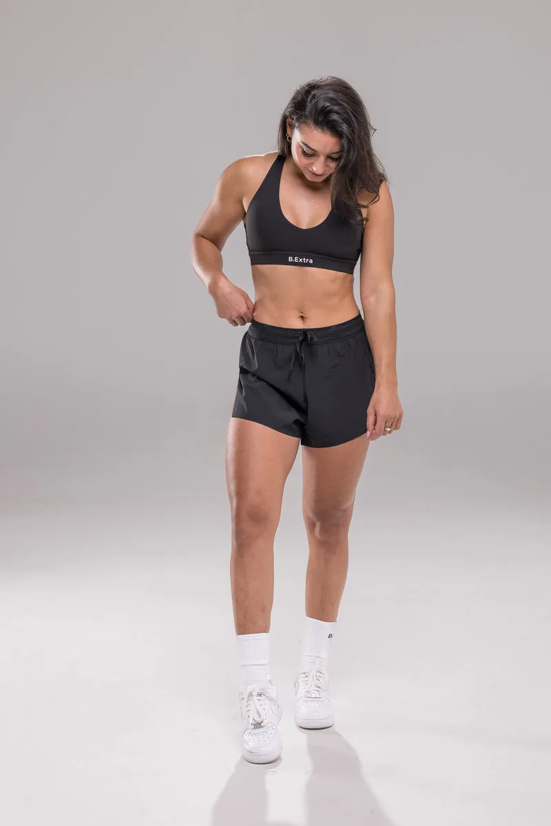 Halo Short Mid Rise - Black