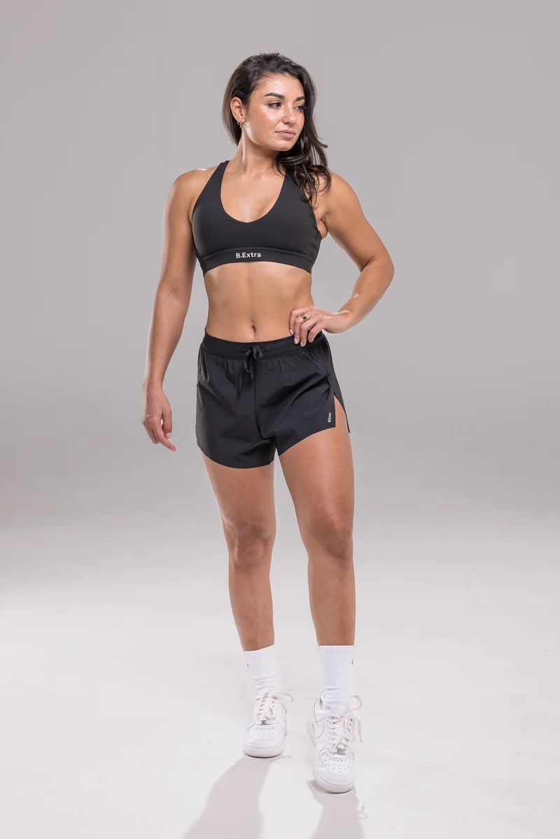 Halo Short Mid Rise - Black
