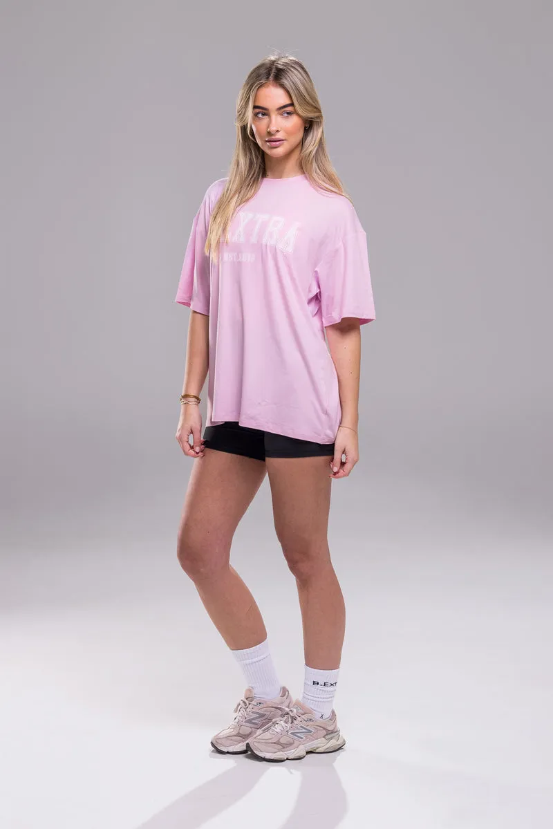 Varsity Tee - Bubble Pink