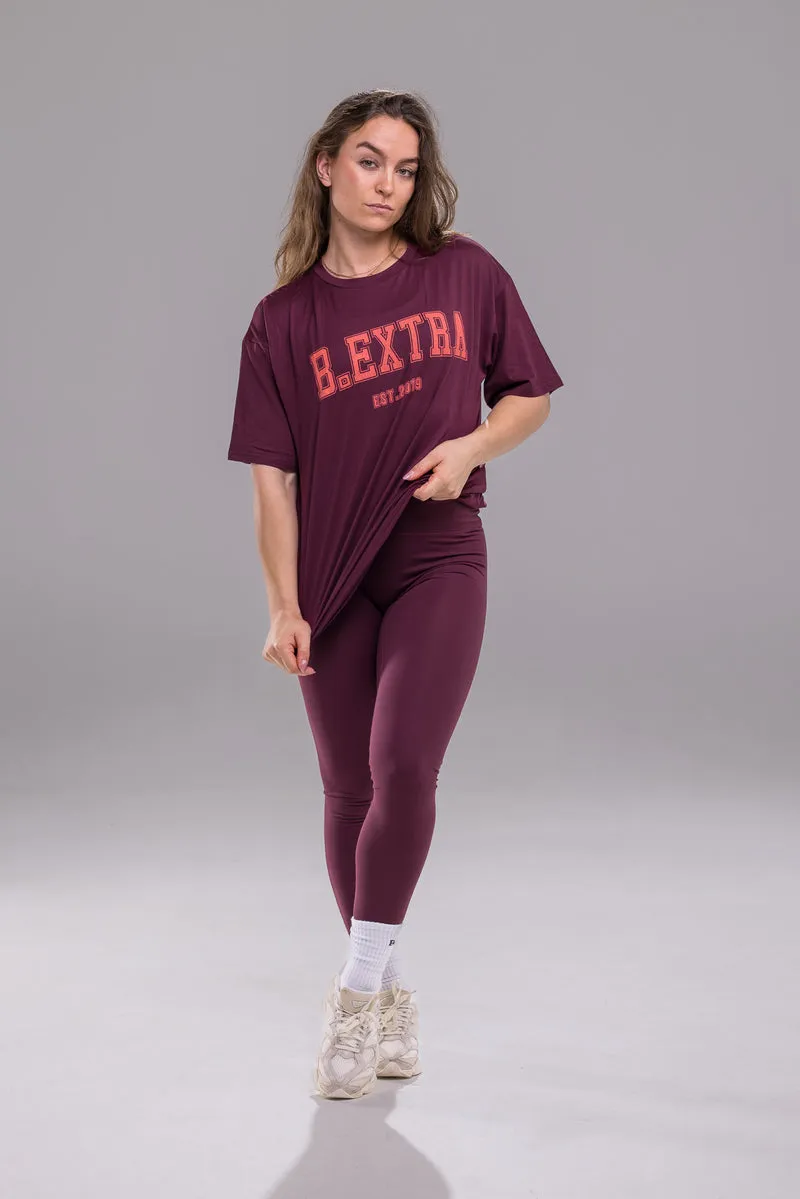 Varsity Tee - Burnt Fig