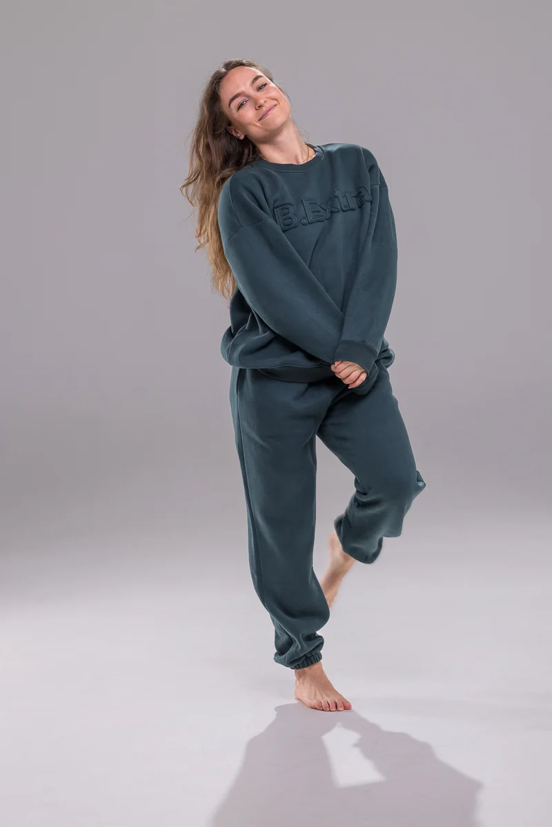 Lounge Edit Jogger - Grove Green