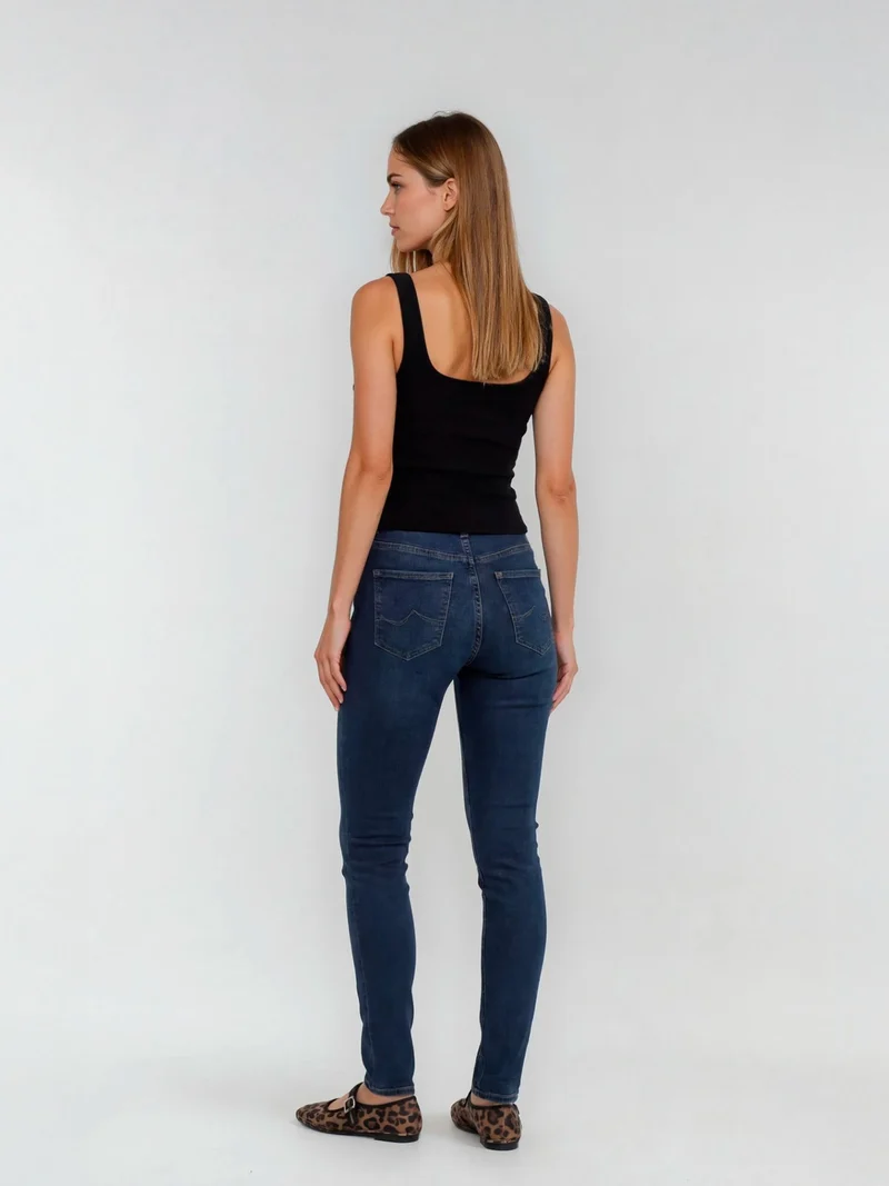 SOPO-PIONEER - KATY, Skinny Fit, Mid-Waist, Dark Blue