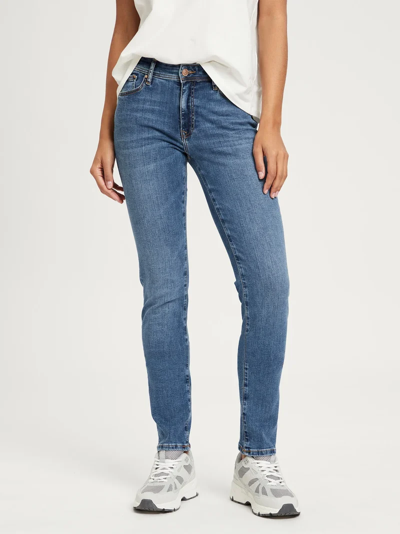 CROSS JEANS - ANYA Jeans, Slim Fit, High-Waist, Light Mid Blue