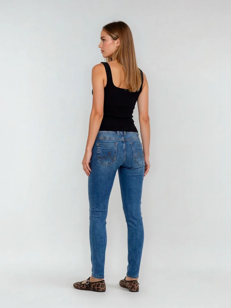 LTB - JULITA X, Skinny Fit, Low-Waist, ANGELLIS WASH