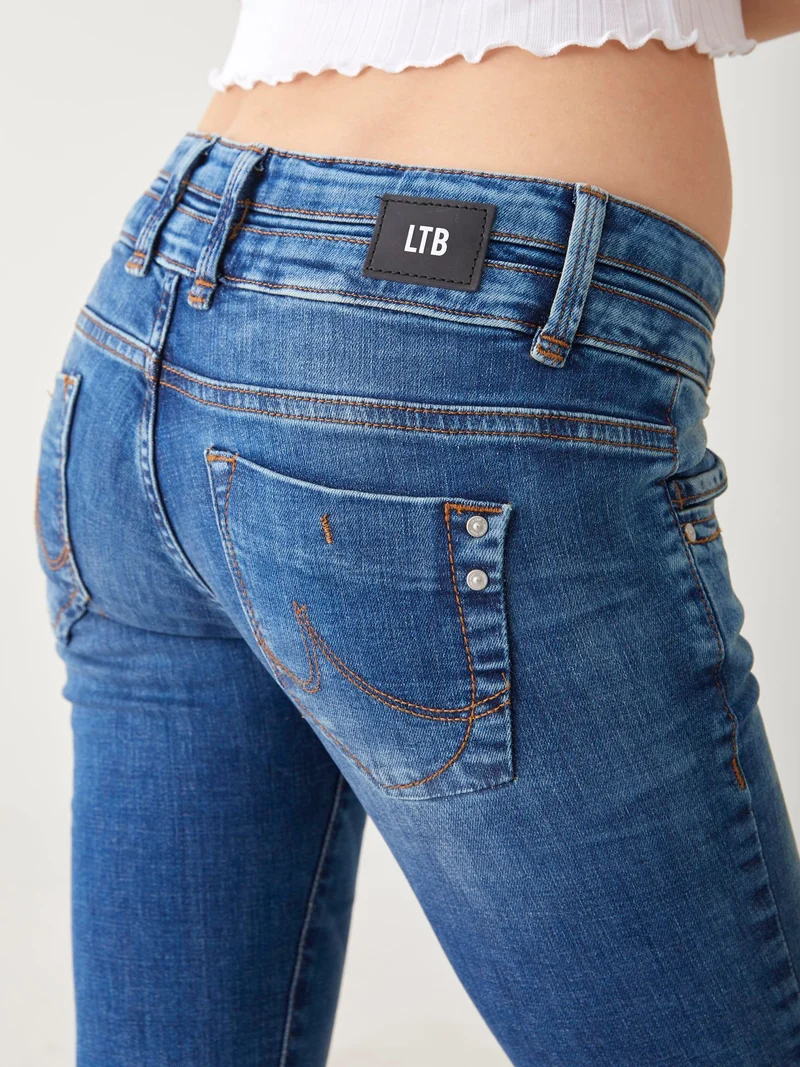 LTB - JULITA X, Skinny Fit, Low-Waist, ANGELLIS WASH