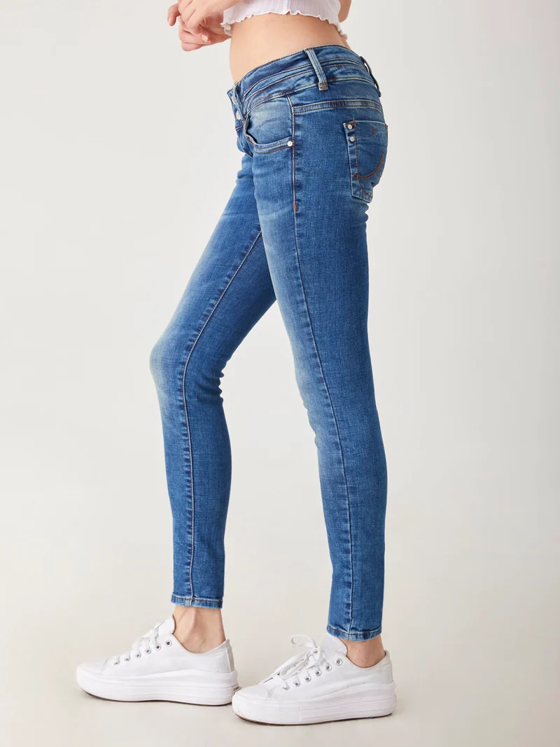 LTB - JULITA X, Skinny Fit, Low-Waist, ANGELLIS WASH