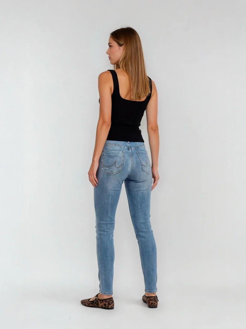 SOPO - LTB - MOLLY M, Mid Waist, Slim Fit, Lelia-Wash