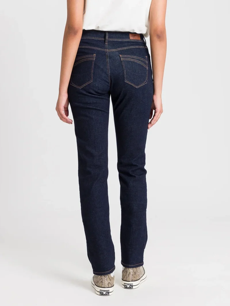 CROSS JEANS - ANYA Jeans, Slim Fit, High-Waist, Dark Blue Rinsed