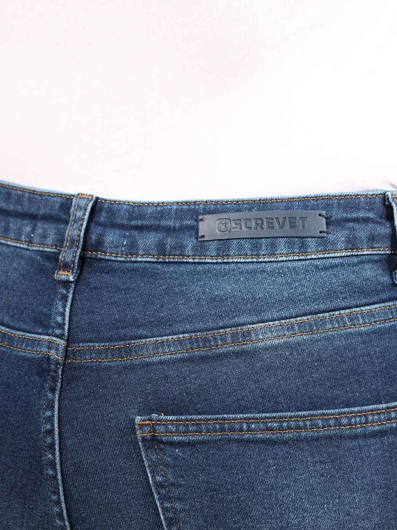 SCREVET - CLUTCH, Slim Fit, Mid-Waist, Mid Blue Used
