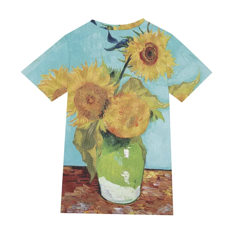 Vincent van Gogh's Vase with Three Sunflowers T-Shirt