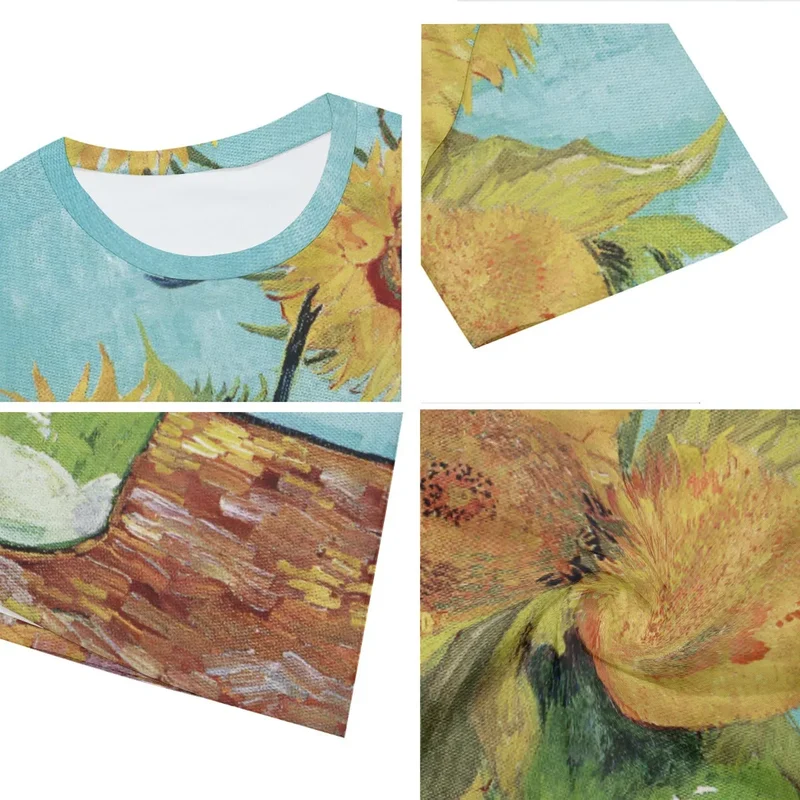 Vincent van Gogh's Vase with Three Sunflowers T-Shirt