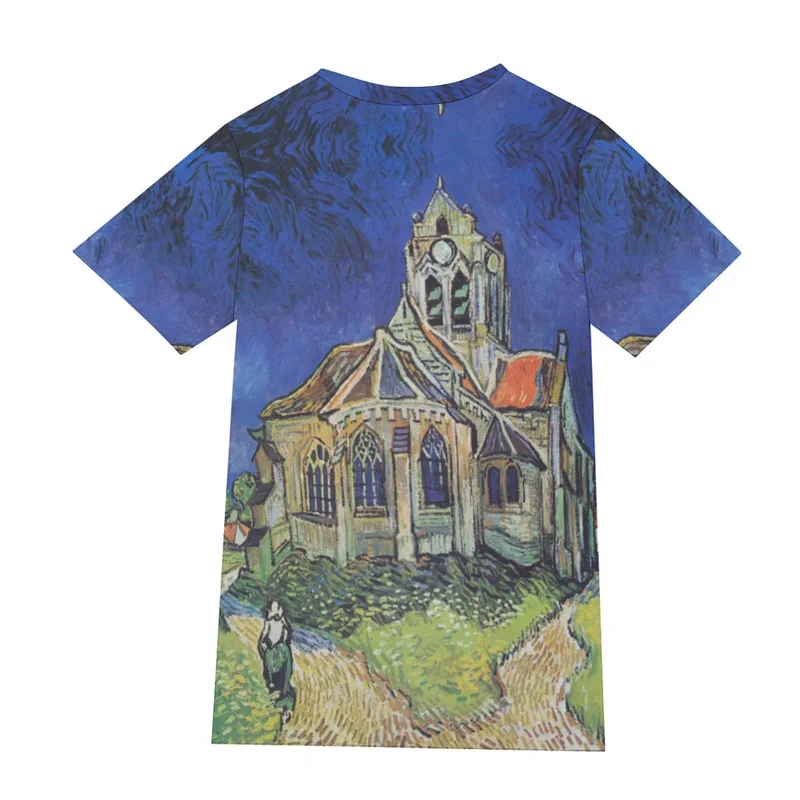 Vincent van Gogh's The Church at Auvers T-Shirt
