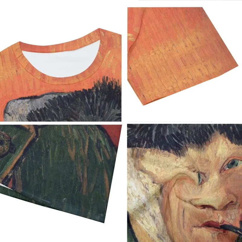 Van Gogh's Self-Portrait with Bandaged Ear and Pipe T-Shirt