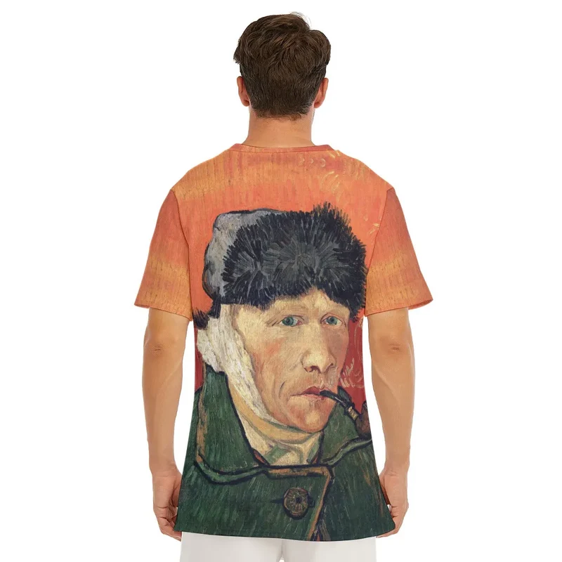 Van Gogh's Self-Portrait with Bandaged Ear and Pipe T-Shirt