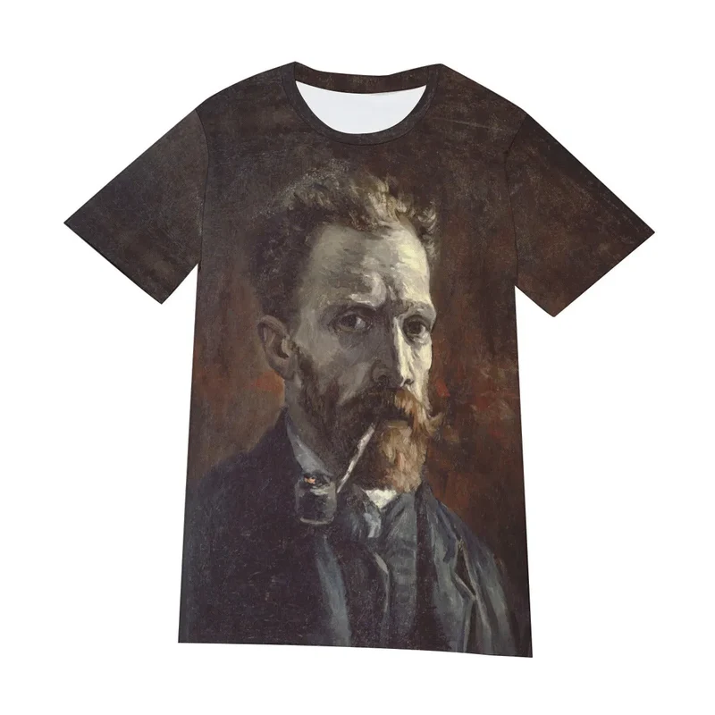 Vincent van Gogh's Self-Portrait with Pipe T-Shirt