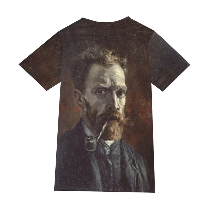Vincent van Gogh's Self-Portrait with Pipe T-Shirt