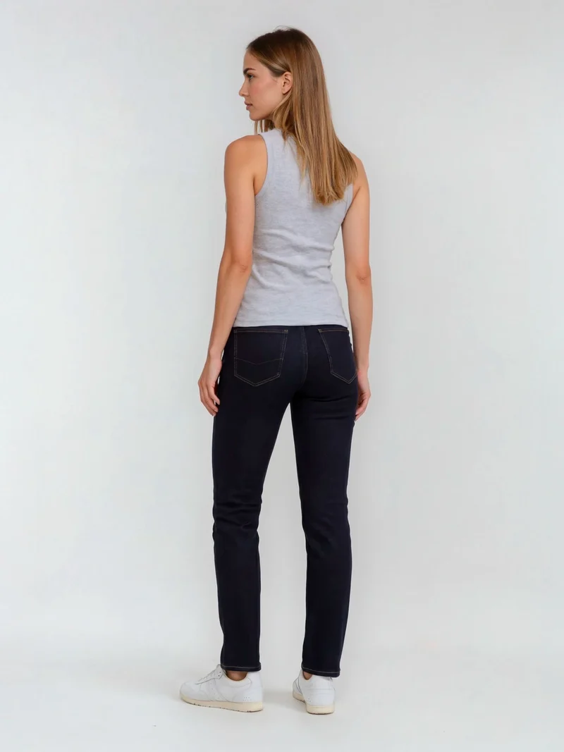 CROSS JEANS - ROSE Jeans, Straight Fit, Mid-Waist, Rinsed