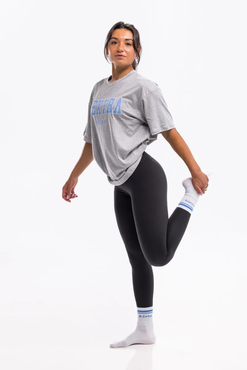 Varsity Tee - Heather Grey