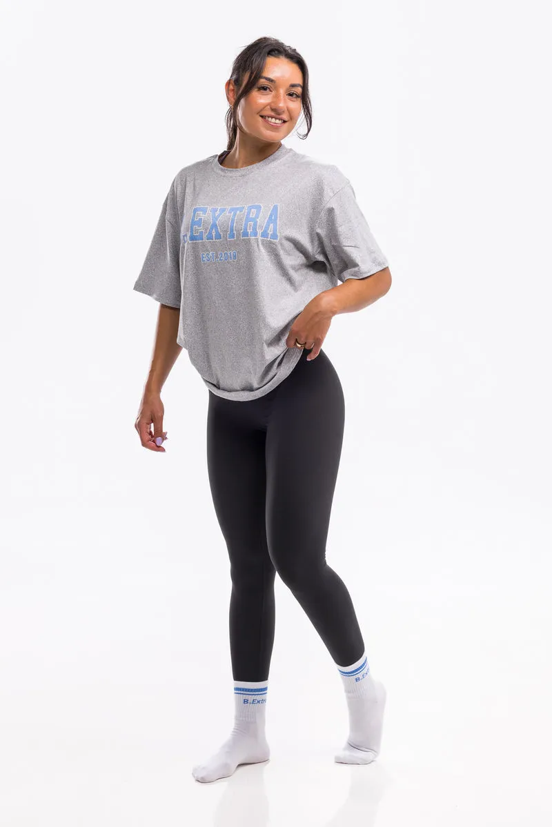 Varsity Tee - Heather Grey