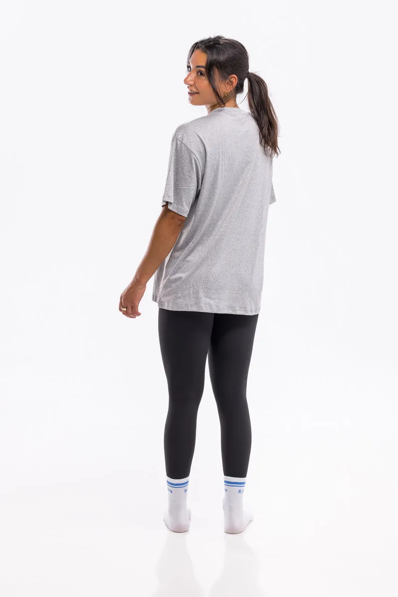 Varsity Tee - Heather Grey