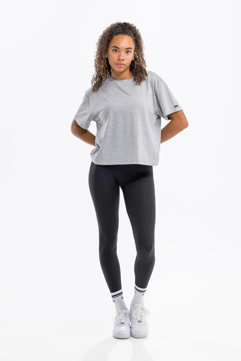 Chill Mode Tee - Heather Grey