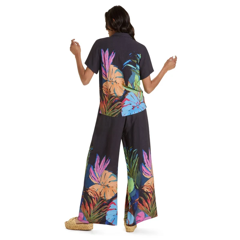 Pantalon long à jambes larges - Fluorescent