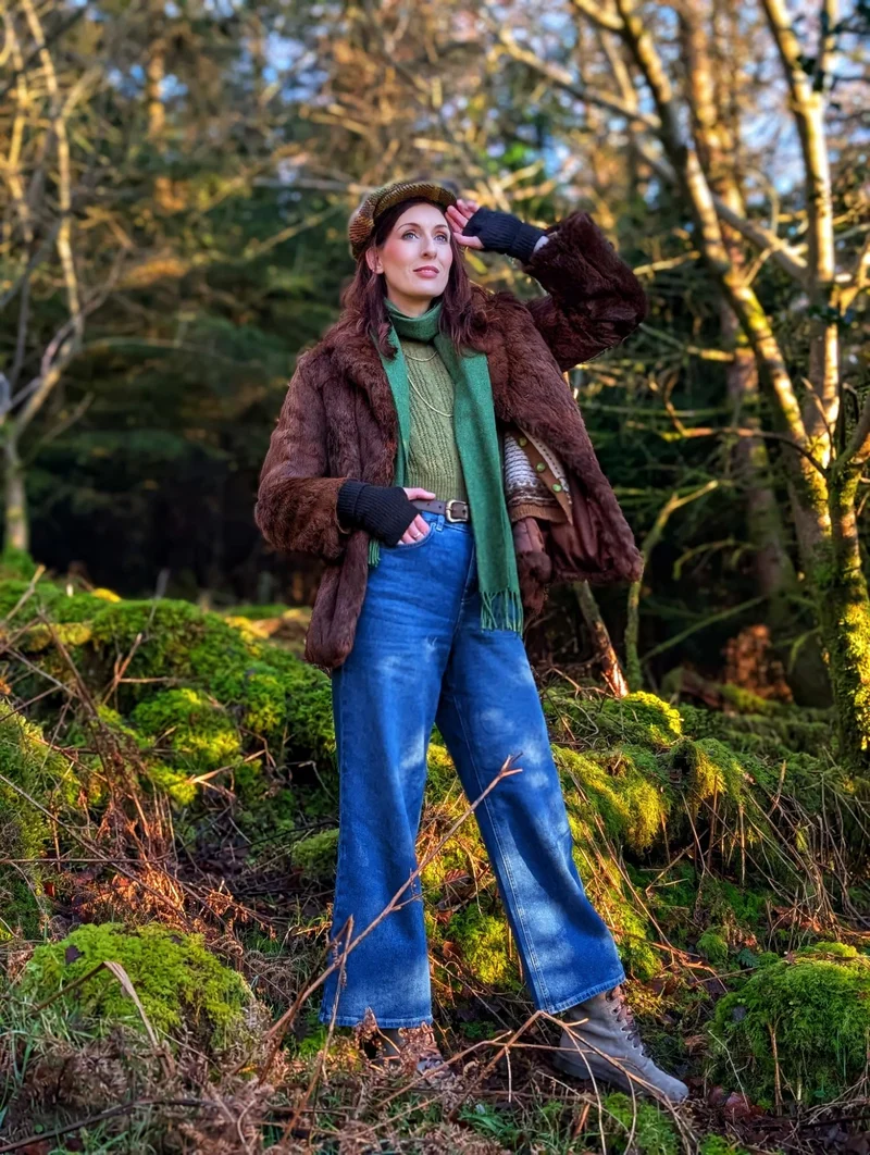 Organic Wide Leg Jeans - Atlantic