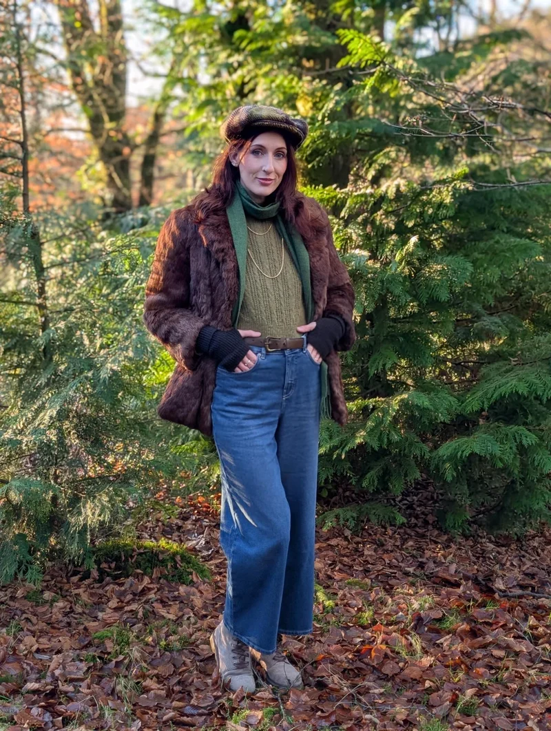 Organic Wide Leg Jeans - Atlantic