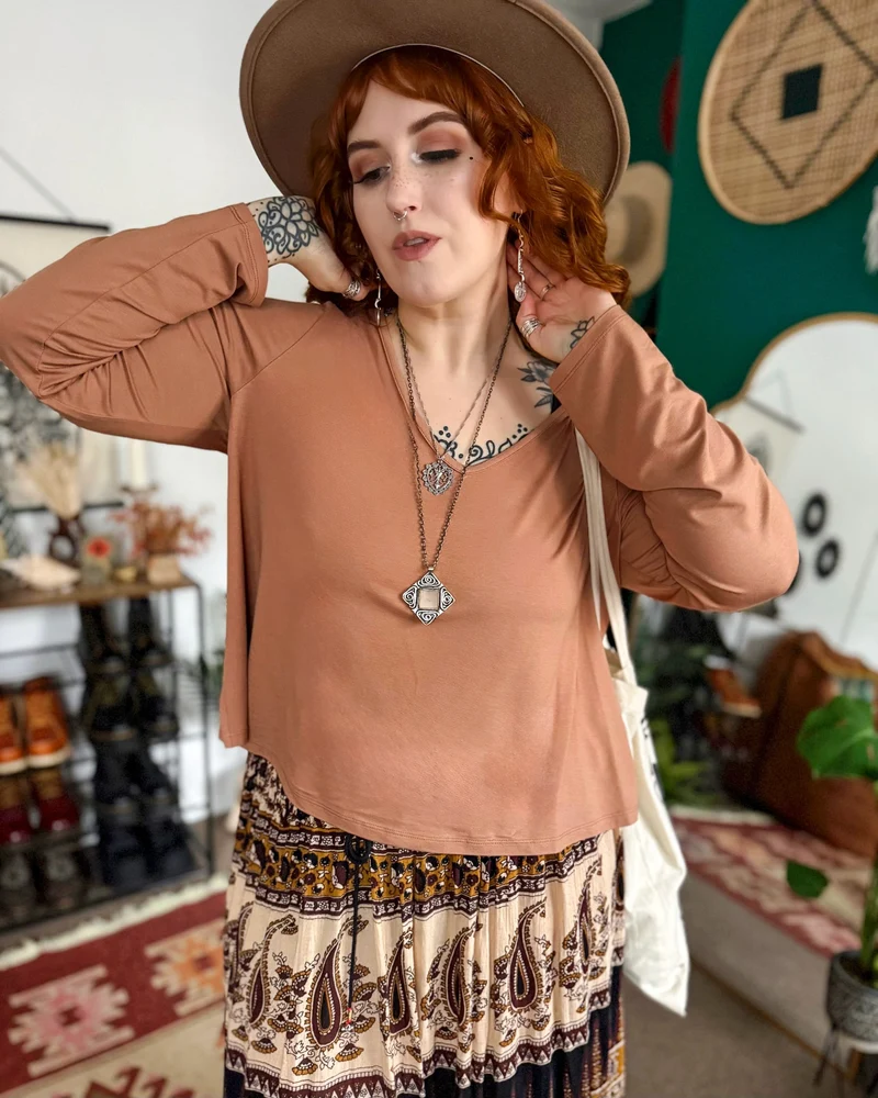 The Marsha Top - Tan