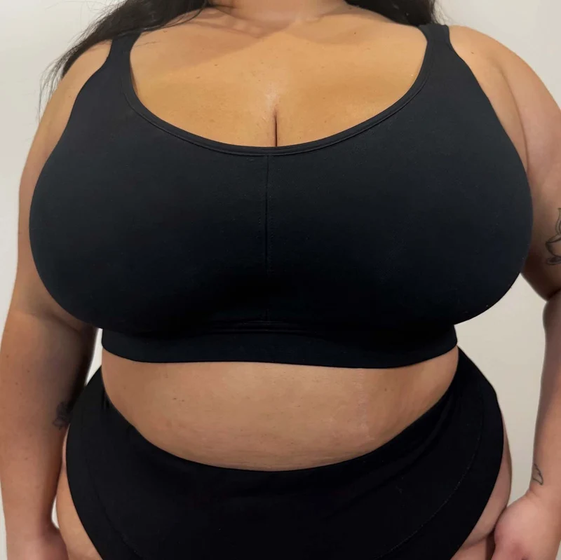 Comfort Cotton Bra - Black
