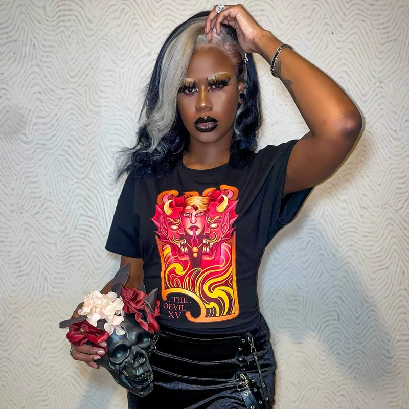 Major Arcana Boxy Tee - XV The Devil