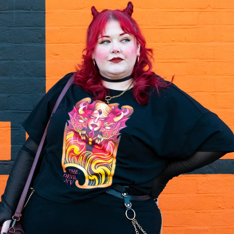 Major Arcana Boxy Tee - XV The Devil
