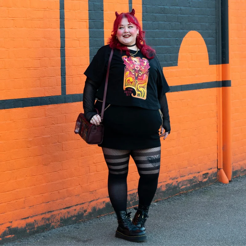 Major Arcana Boxy Tee - XV The Devil