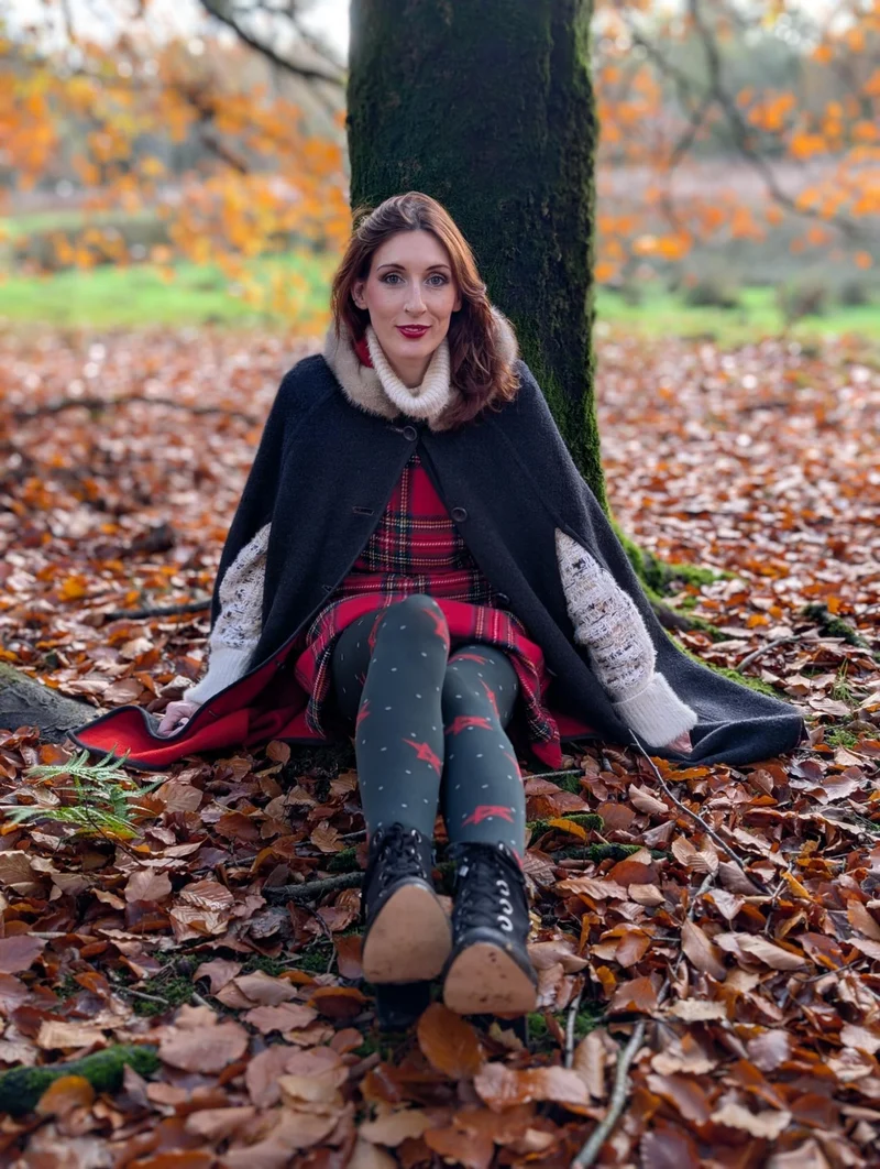 80 Denier Opaque Tights - Woodland Magick
