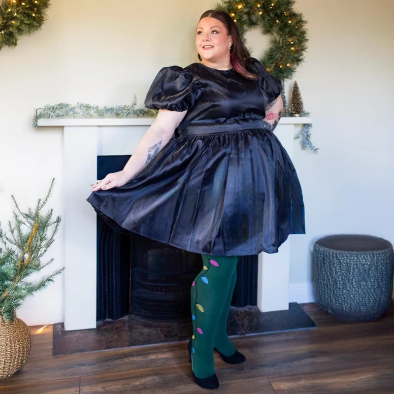 80 Denier Opaque Tights - Fairy Lights