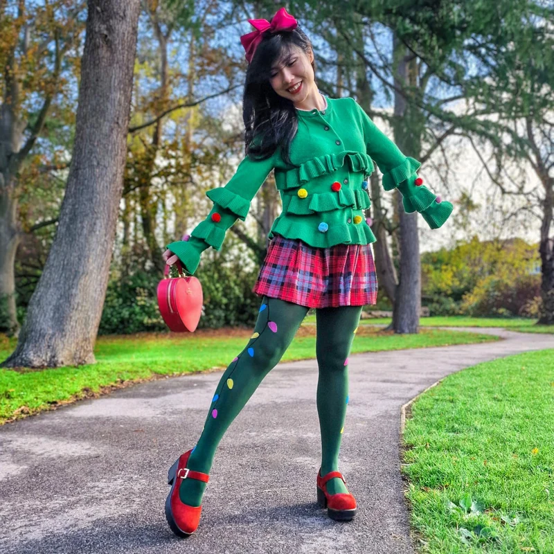 80 Denier Opaque Tights - Fairy Lights