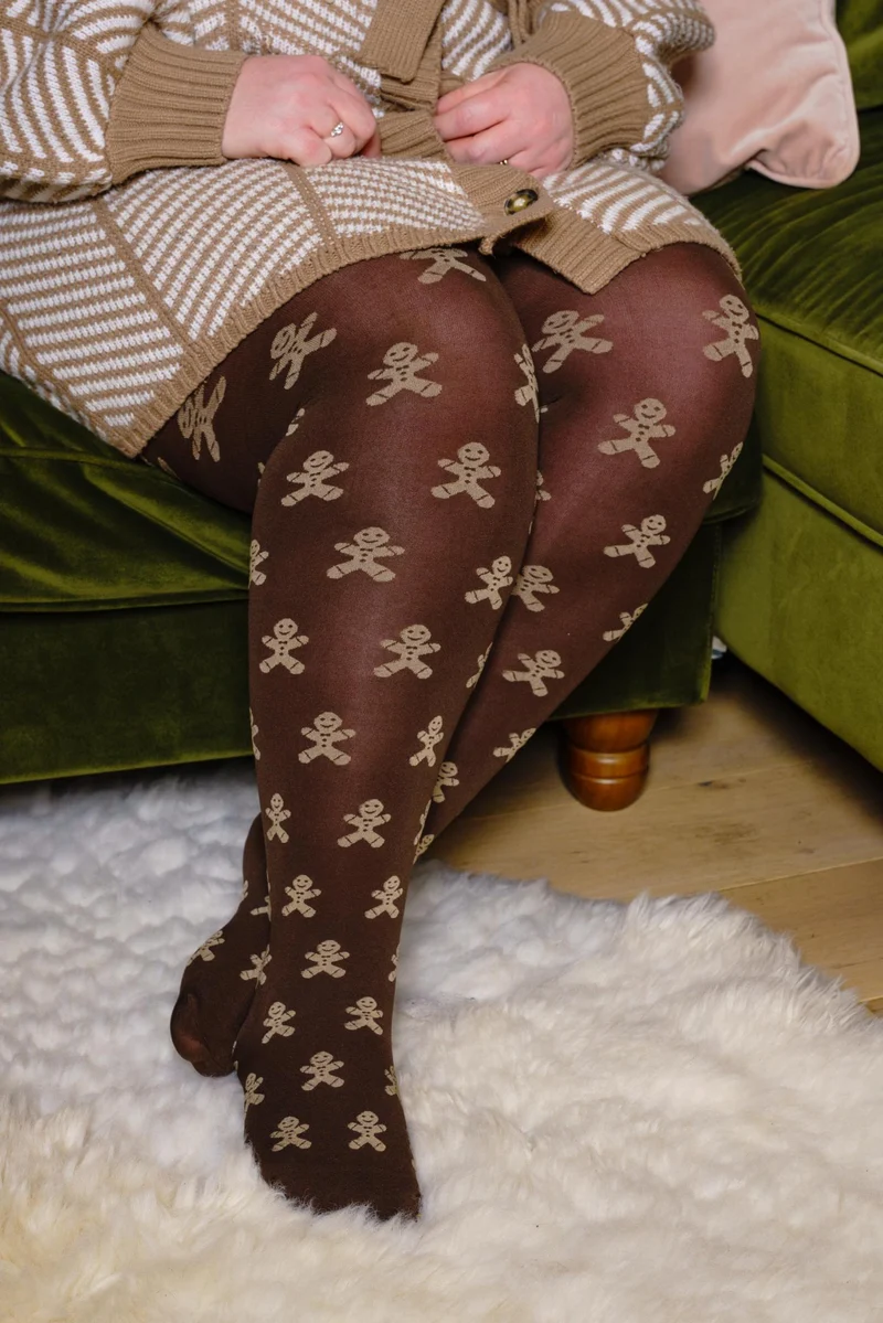 120 Denier Tights - Can't Catch Me - Hot Chocolate