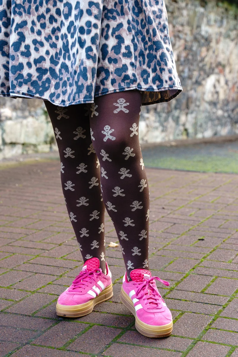 120 Denier Tights - Can't Catch Me - Hot Chocolate