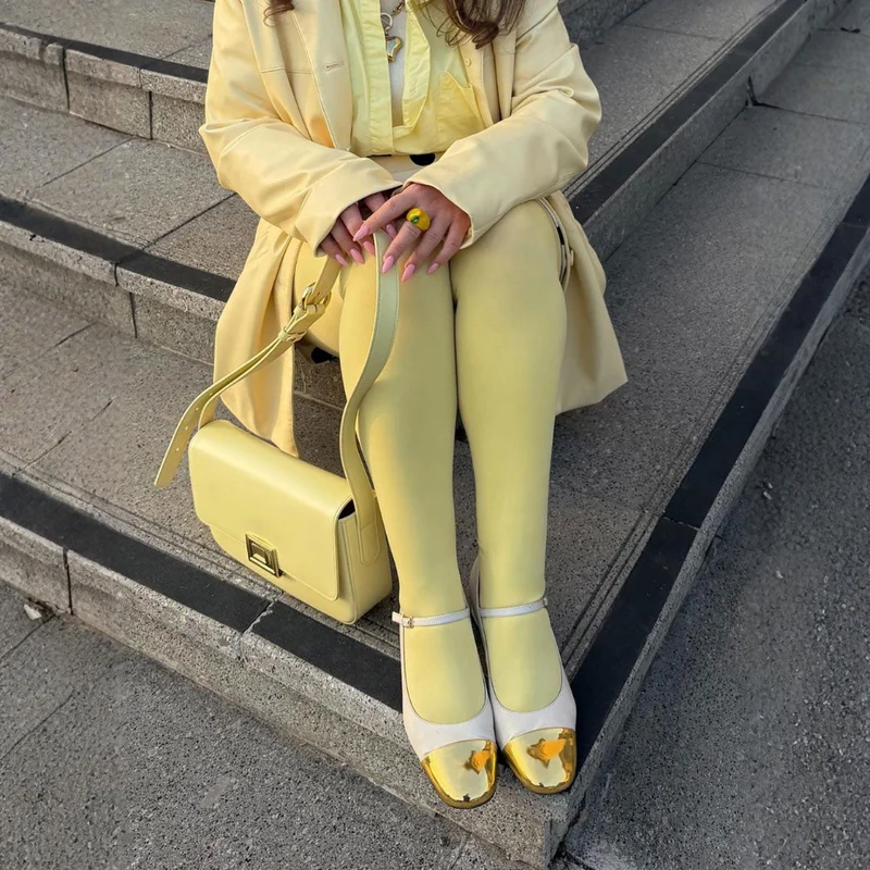 120 Denier Tights - Butter